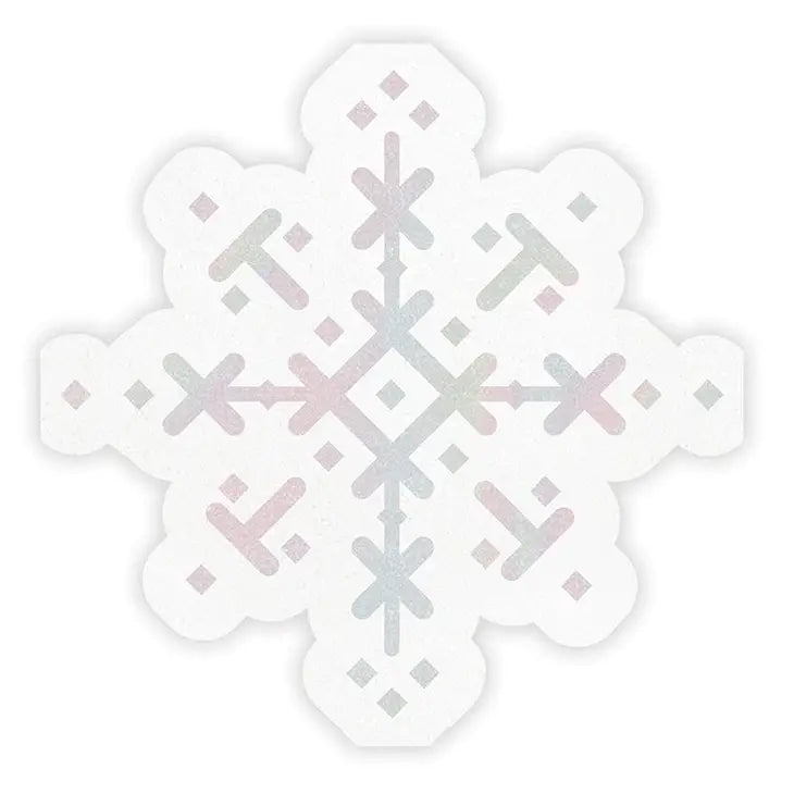 Shaped Napkin - Snowflake