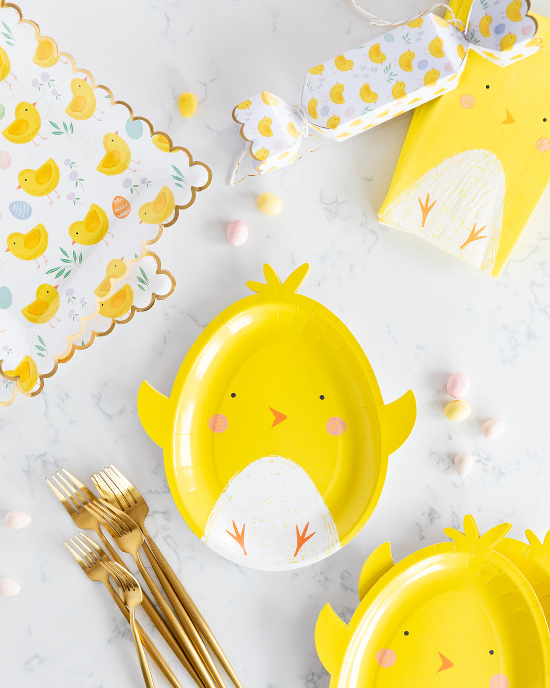 Baby Chicks Scalloped Plates 8ct, Easter Plates, Kids Easter Party, Little Chick Birthday, Barnyard Birthday, Baby Chick Baby Shower