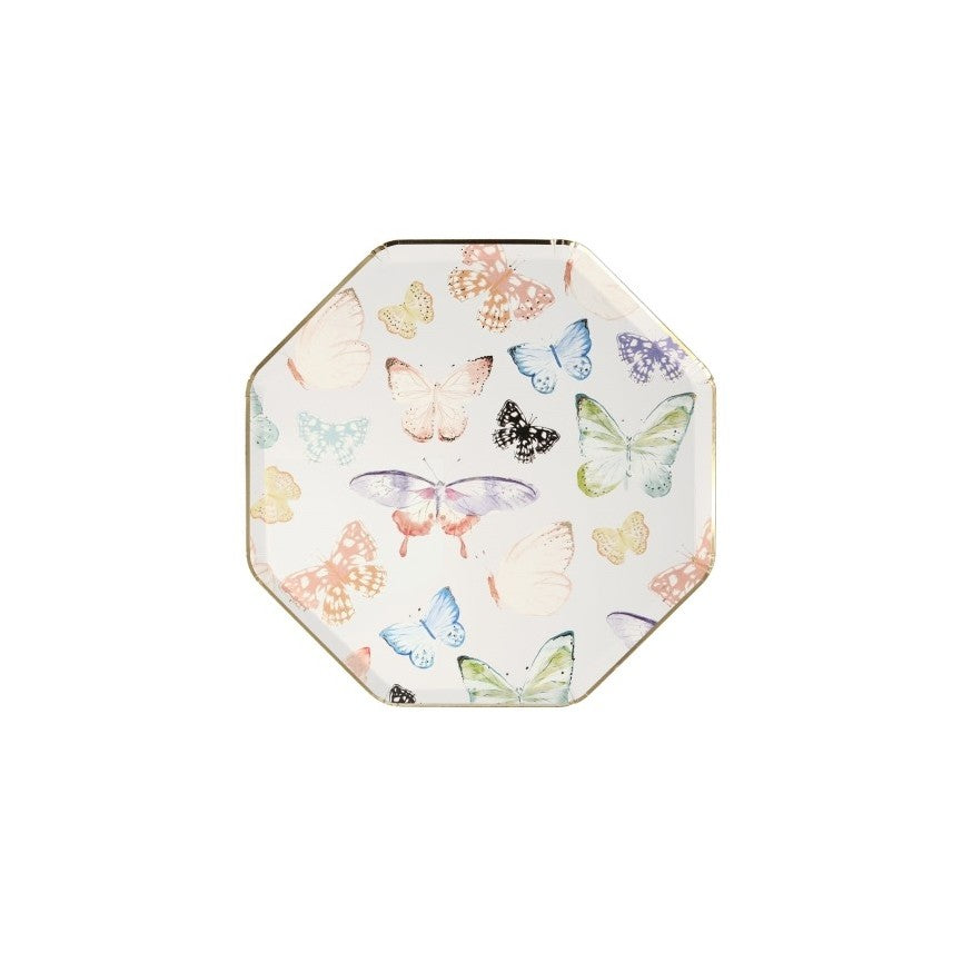 Butterfly Large Dinner Plates - Pack of 8