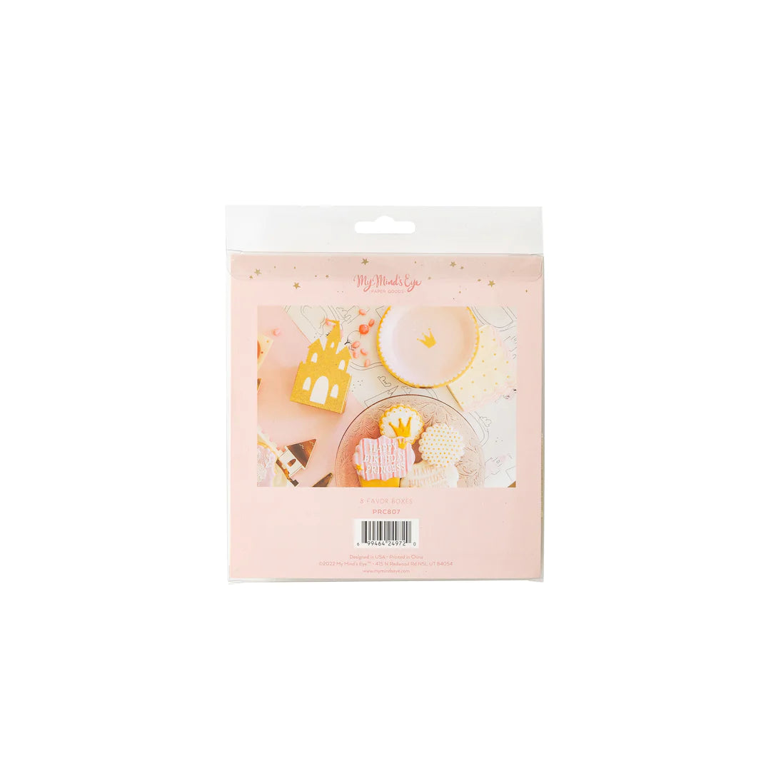 PRINCESS CASTLE FAVOR BOXES