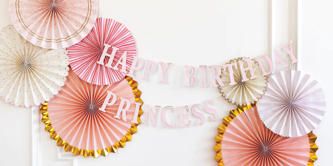 PRINCESS HAPPY BIRTHDAY BANNER