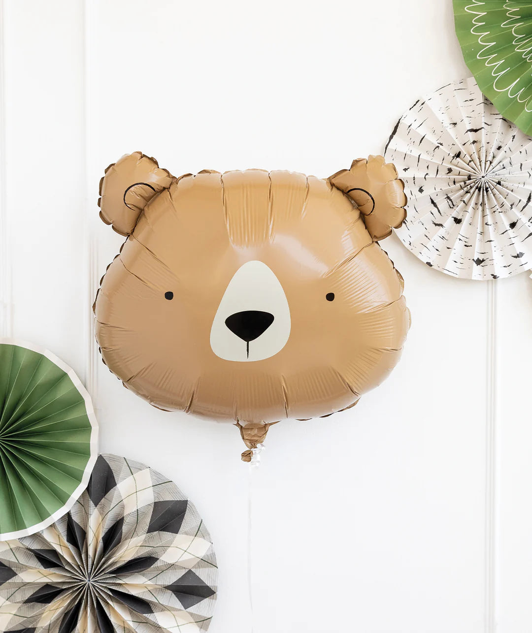 ADVENTURE BEAR SHAPED MYLAR BALLOON