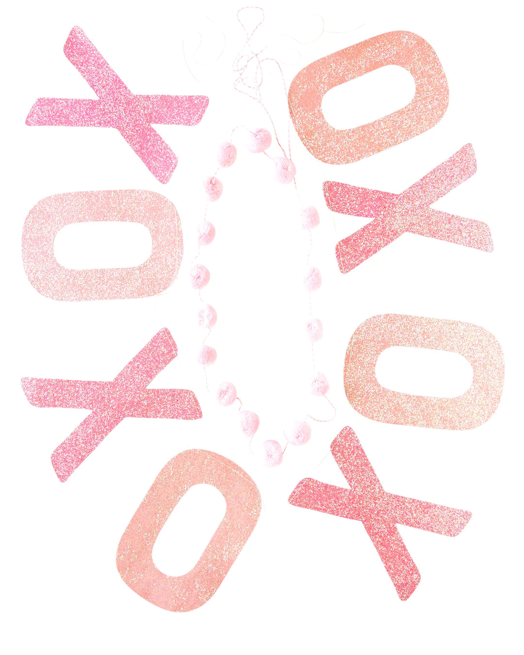 XOXO glitter banner