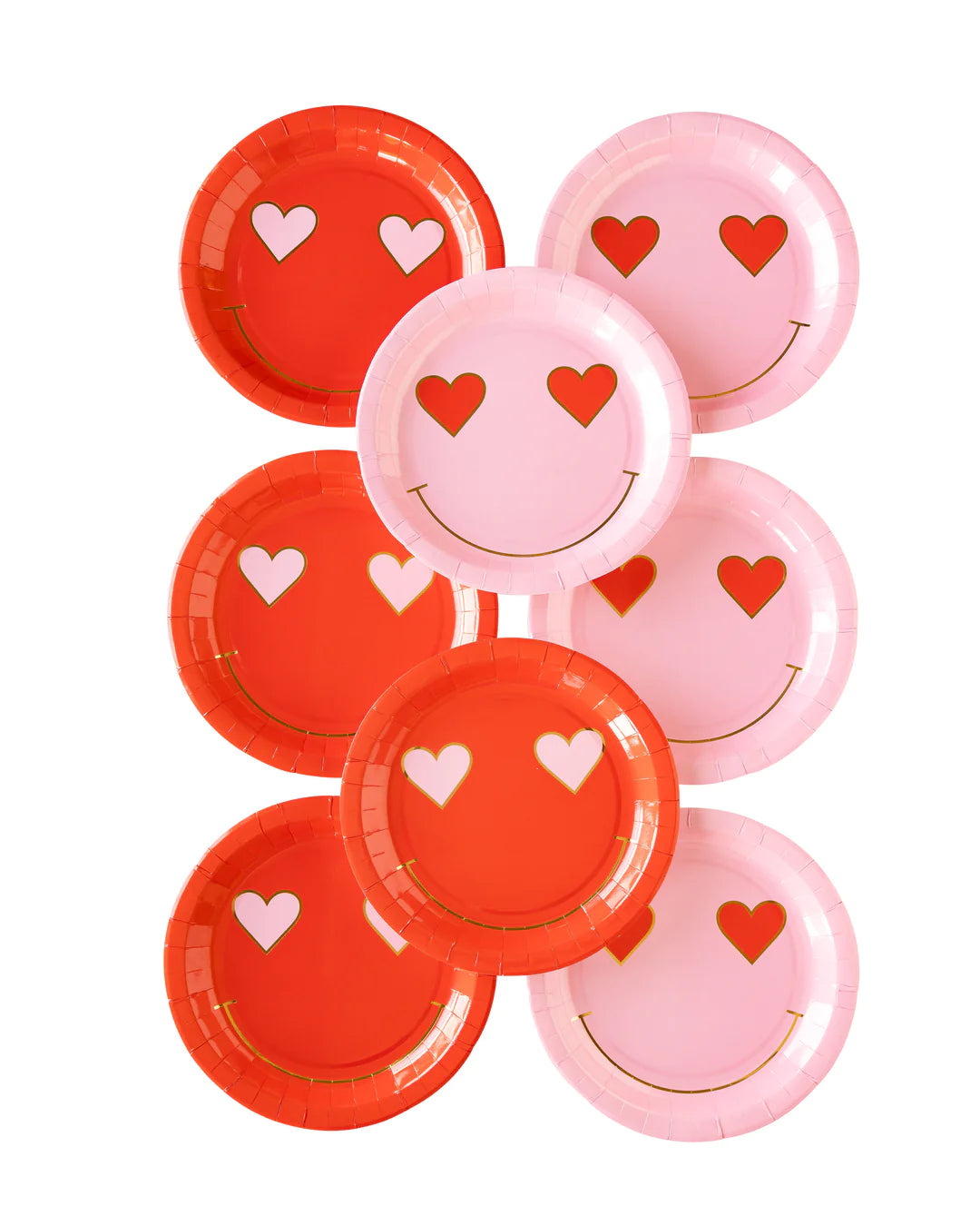 HEART EYES PAPER PLATE