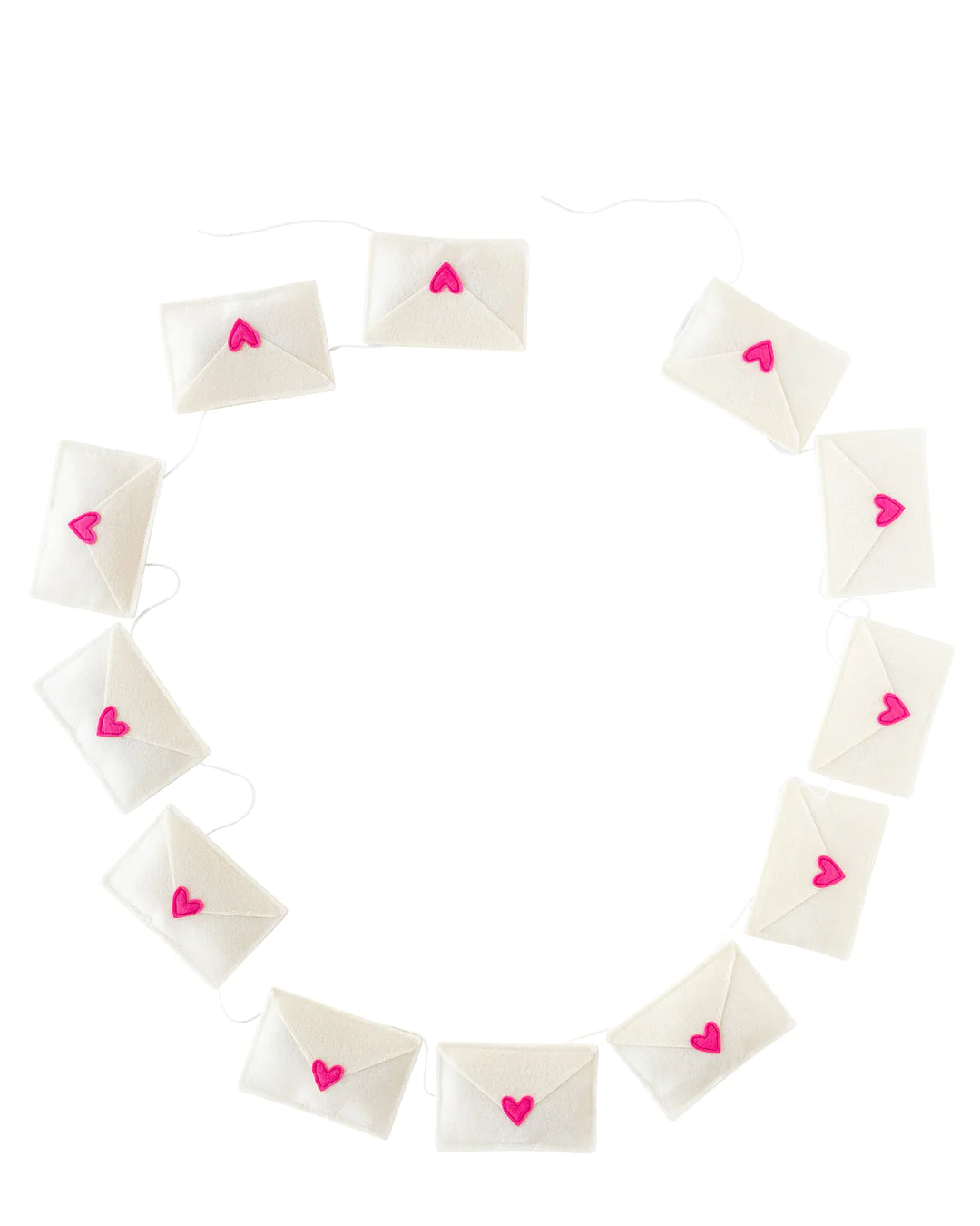 PUFFY FELT LOVE ENVELOPE BANNER