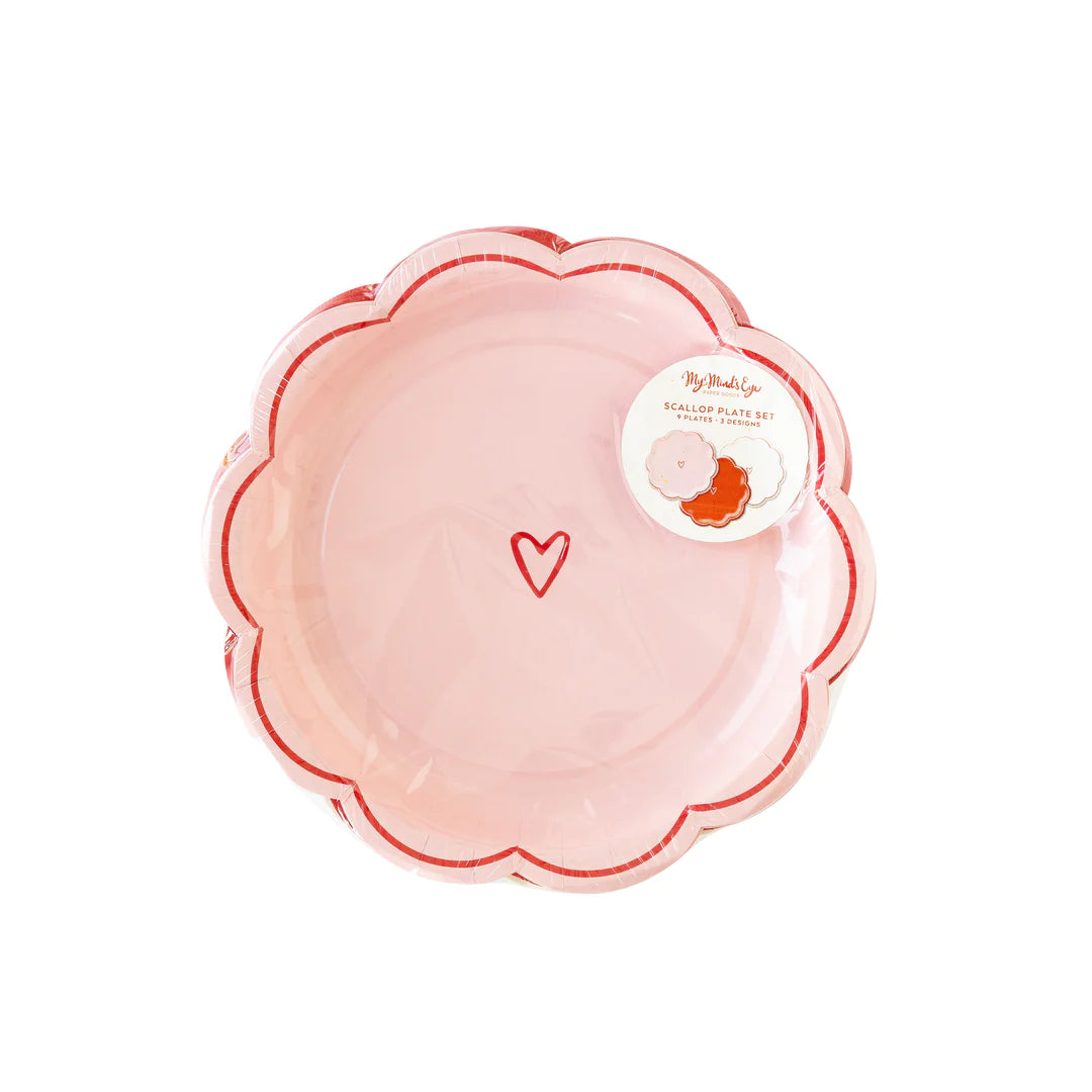 SCALLOP DESSERT PLATE