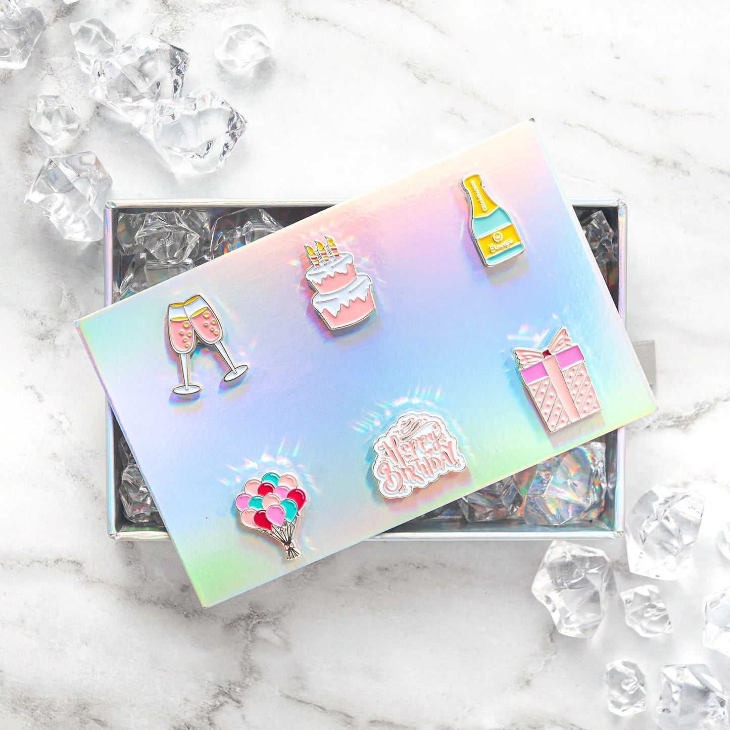 Happy Birthday Cheers Charms!, Set of 6
