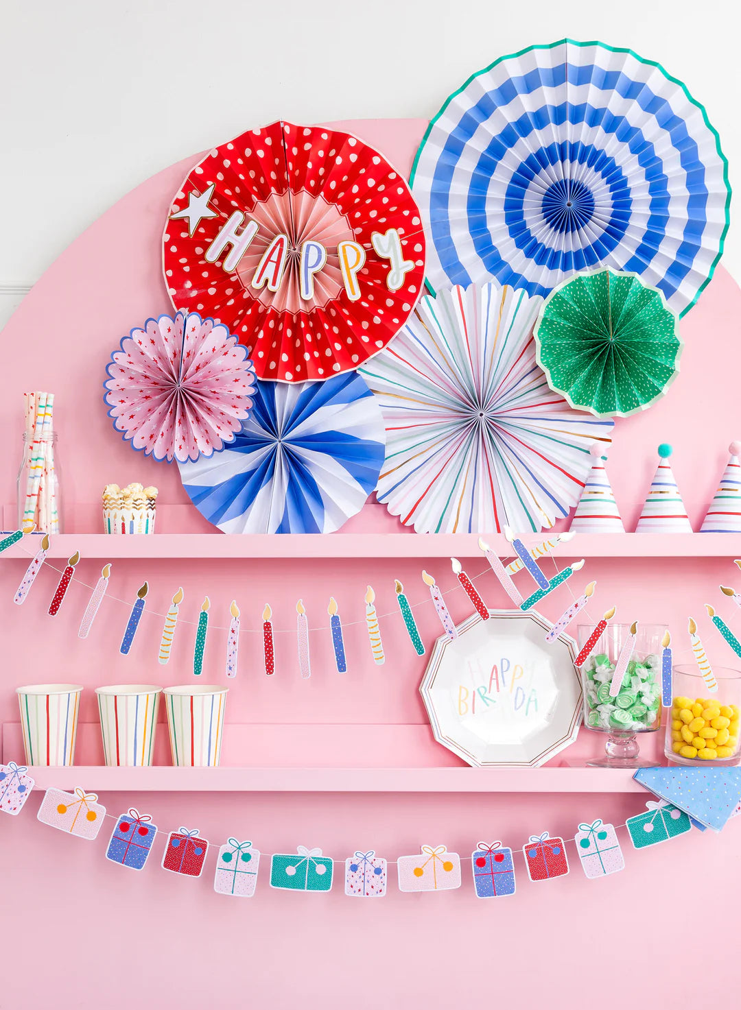 PARTY BIRTHDAY MINI BANNER SET