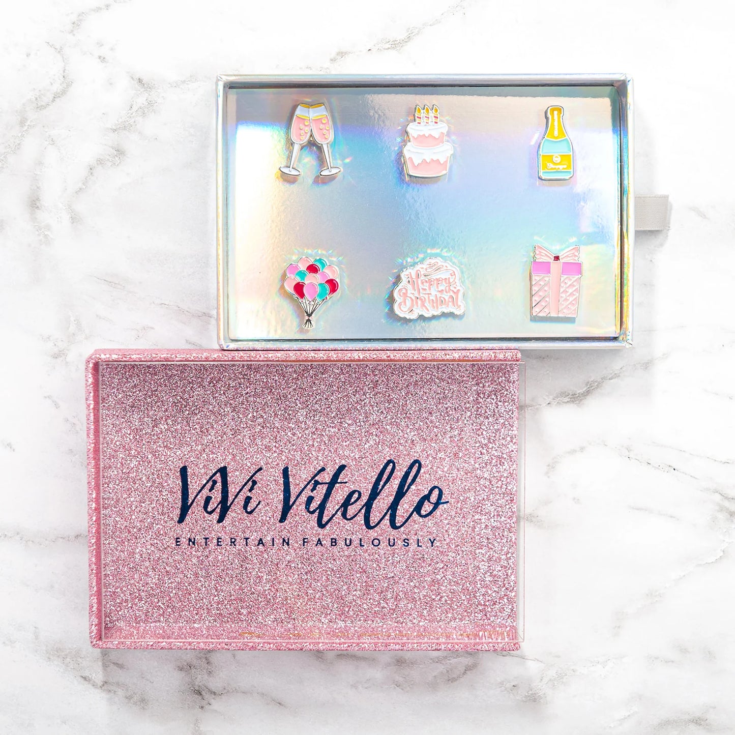 Happy Birthday Cheers Charms!, Set of 6