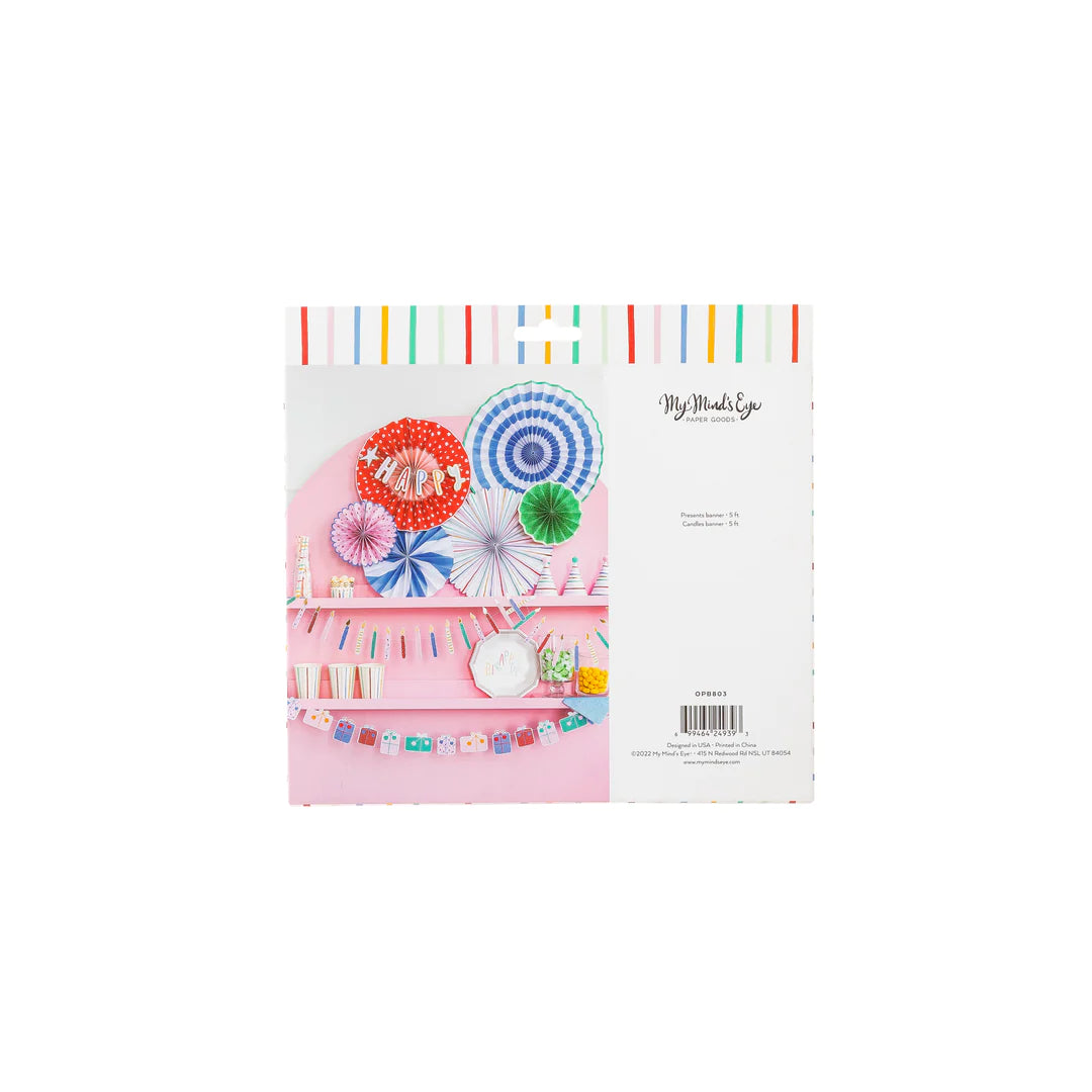PARTY BIRTHDAY MINI BANNER SET
