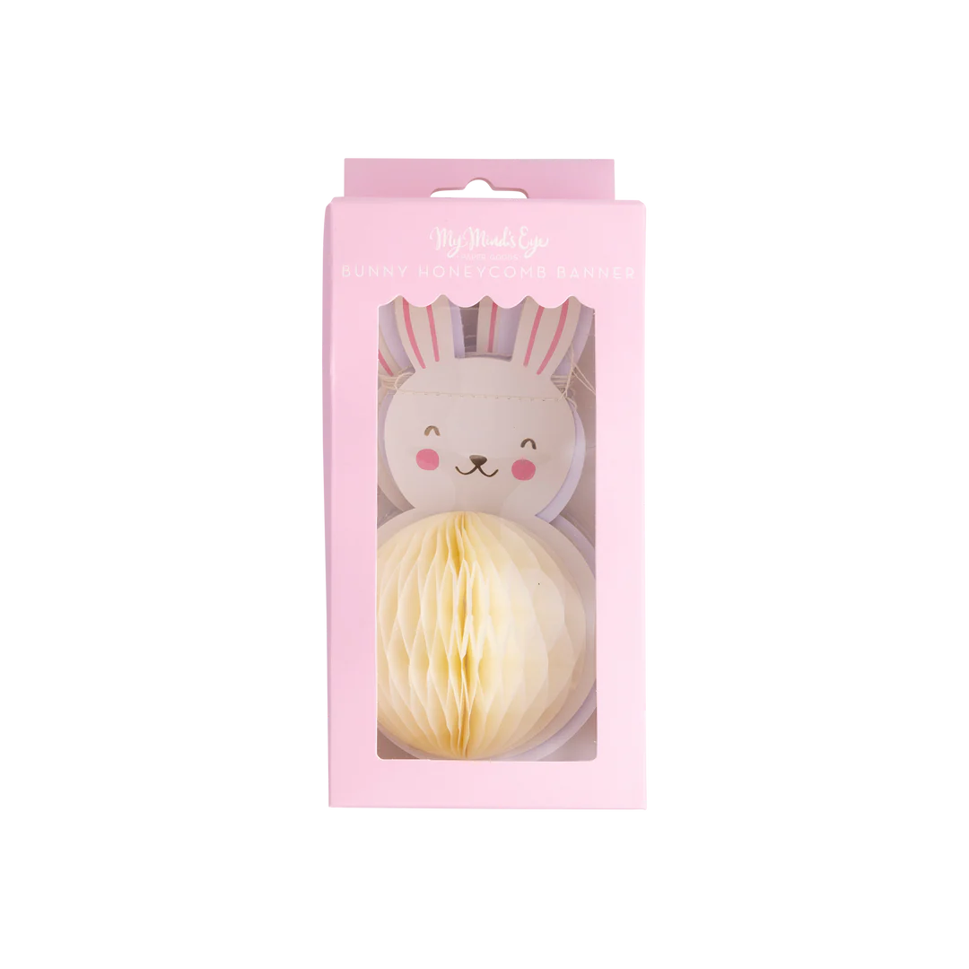 BUNNY HONEYCOMB BANNER