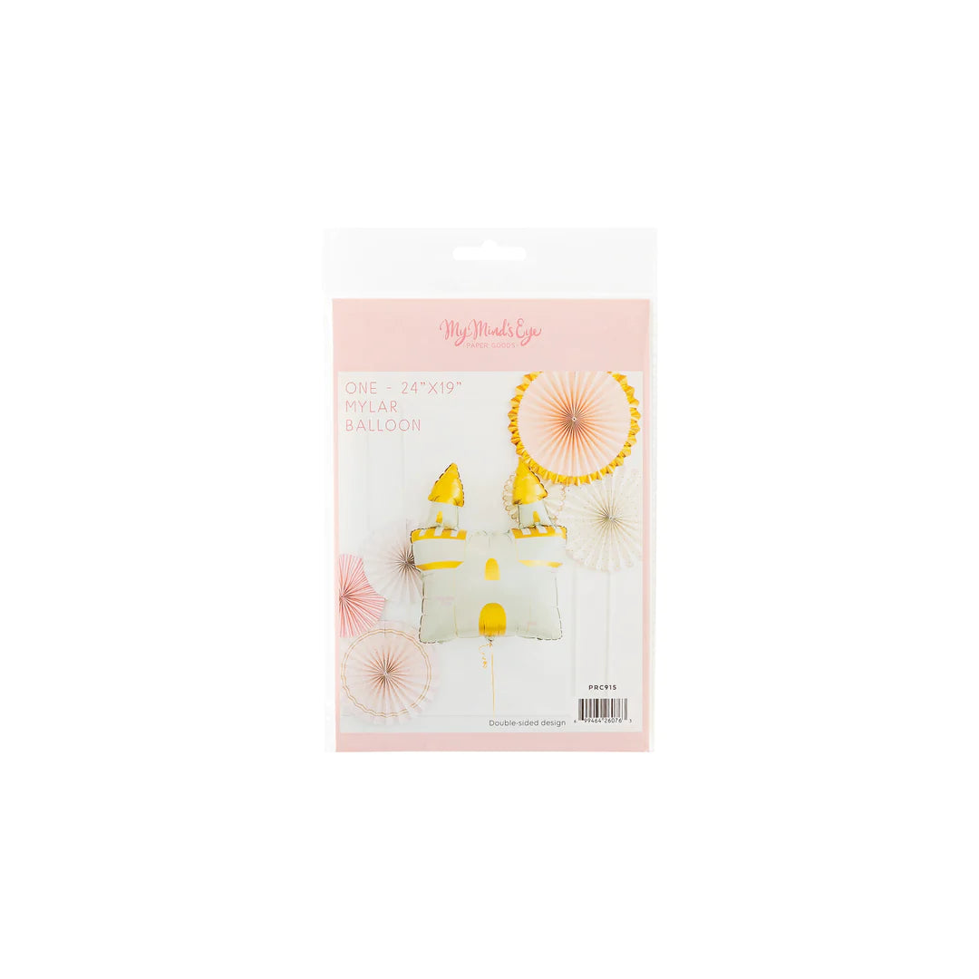 PRINCESS CASTLE SHAPED MYLAR BALLOON