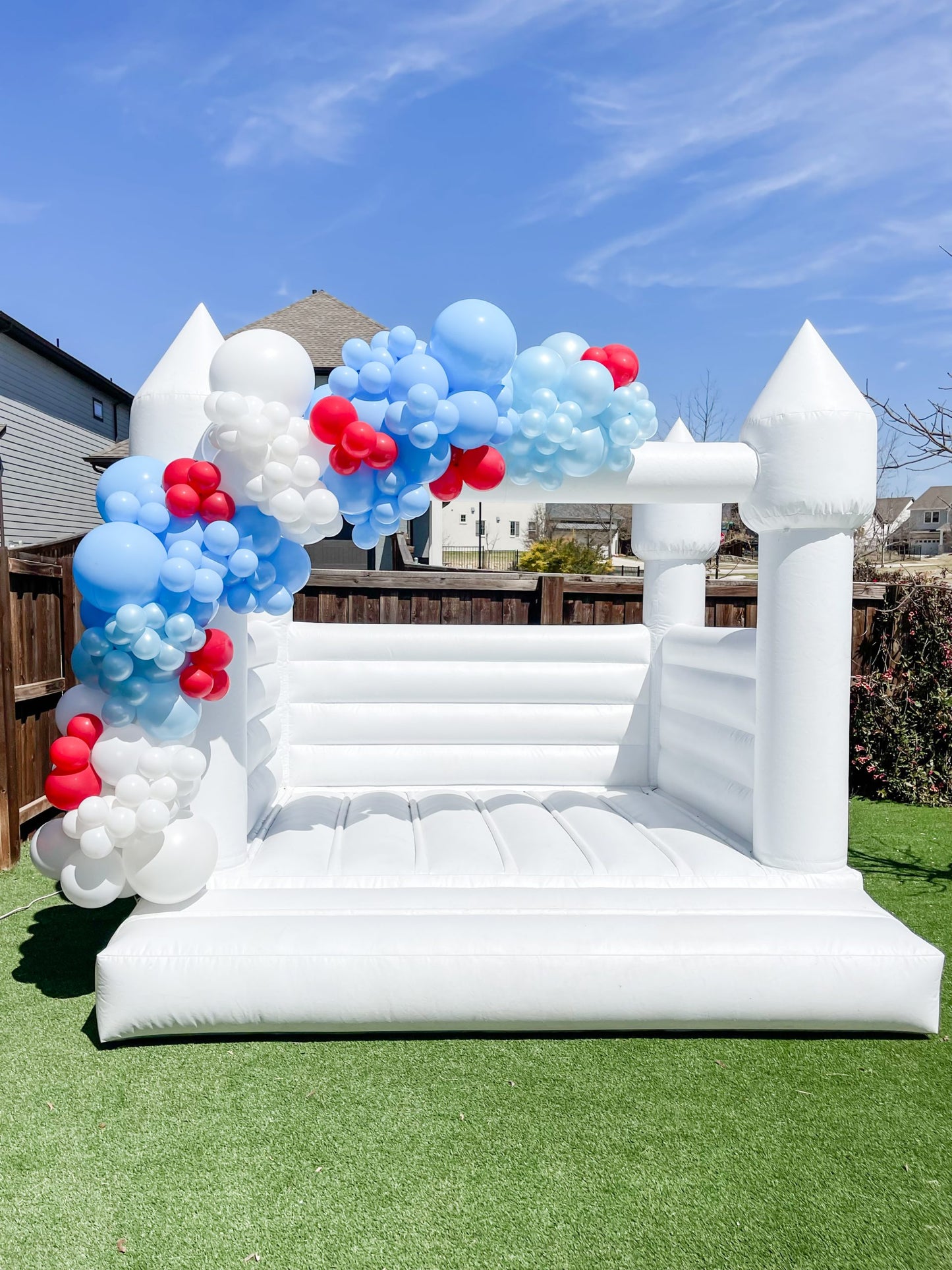 White Bounce Castle