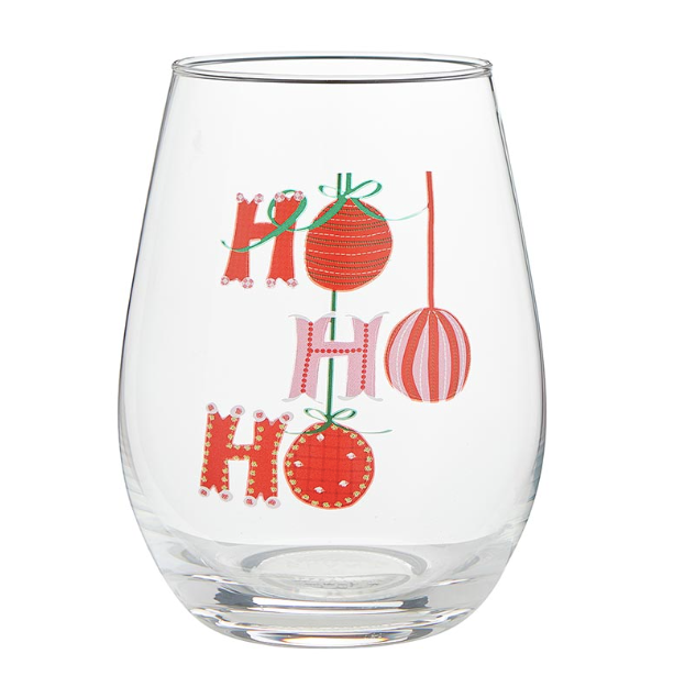 Wineglass & Popper Gift Set - Christmas is Everything Hohoho