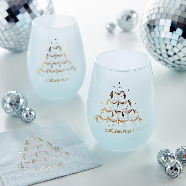 Foil Napkins - Pour Cheers Wine