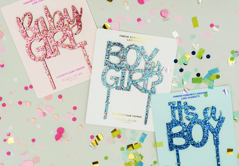 Baby Girl Cake Topper