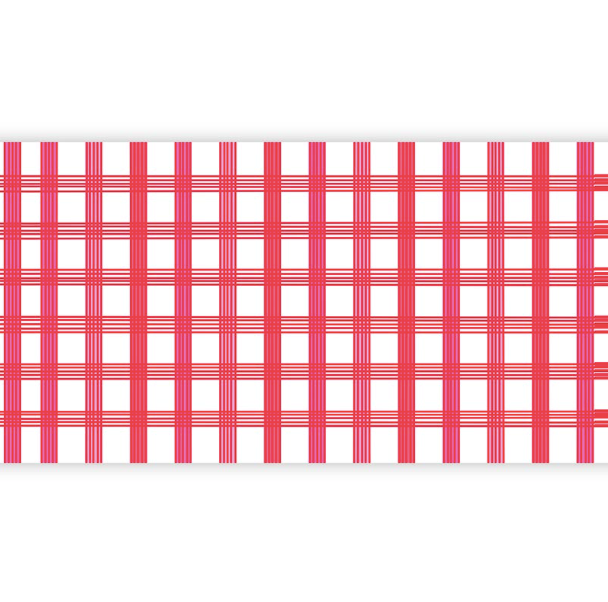 Fabric Table Runner - Gingham Red