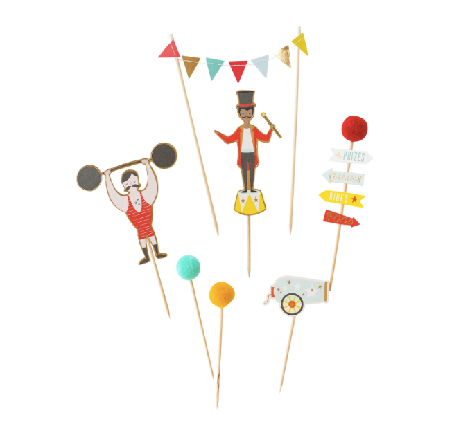 CARNIVAL CAKE TOPPER SET