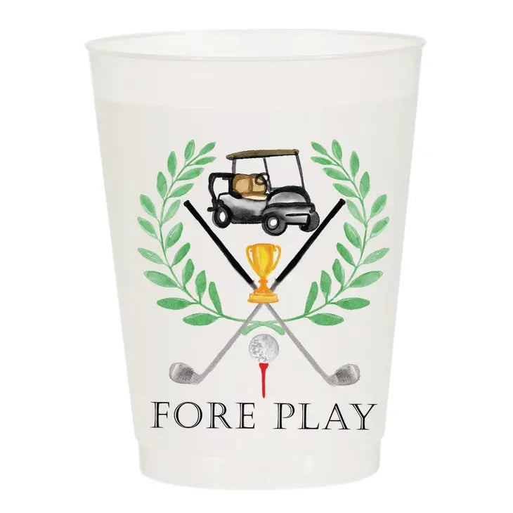 Fore Play Golf Masters Frosted Cups - Masters